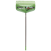 AMES Flip Scooping Leaf Rake front view with cushioned grip