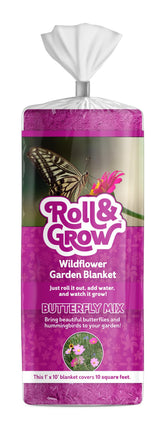 Amturf Wildflower Garden Blanket front view, 10 sq ft, pink