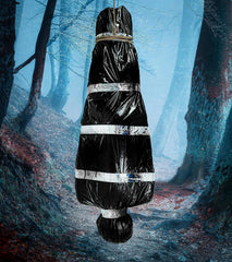 AnanBros 5ft Hanging Corpse Halloween Decoration front view