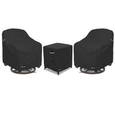 ANartcle 3 Pieces Patio Bistro Set Cover in black