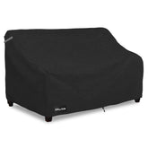 ANartcle 3-Seater Patio Sofa Cover black front view