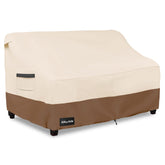 ANartcle 3-Seater Patio Sofa Cover in beige and brown