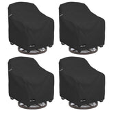 ANartcle Swivel Patio Chair Cover pack of 4 in black