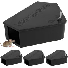 Anblak 4 Pack Rodent Station Box black model front view