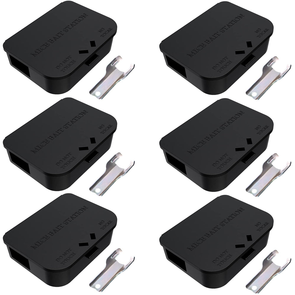 Anblak Mouse Station 6 pack black design front view