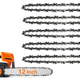 ANCKNE 12 Inch Pole Saw Chain front view
