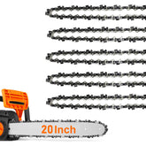 ANCKNE 20 Inch Chainsaw Chain pack showing five chains