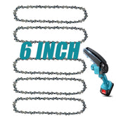 ANCKNE 6 Inch Chainsaw Chain 5-Pack front view
