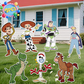 ANCOSJOY Toy Inspired Story birthday yard sign front view