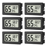 ANFBYOH Mini Hygrometer Indoor Humidity Meter front view, black