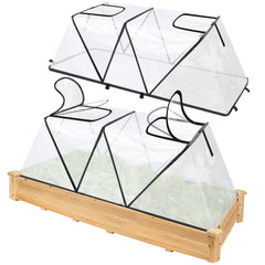 ANGAR foldable plant cover set with dual layer skylights
