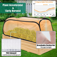 ANGAR Garden Covers for Raised Beds, side view