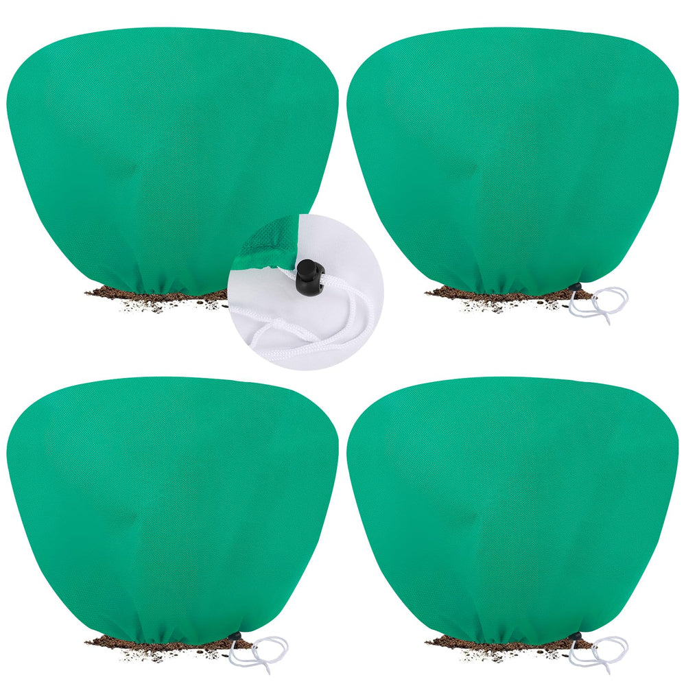 ANGAR plant covers 39.4" x 39.4" green fabric front view