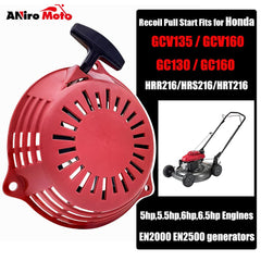 Aniro Moto GCV160 Pull Start Recoil Starter side view