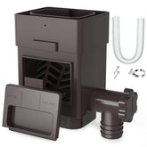 Anivia Rain Barrel Diverter Kit brown model with removable filter