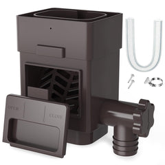 Anivia Rain Barrel Diverter Kit brown model with removable filter