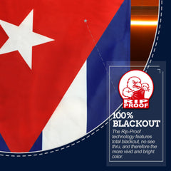 Anley Cuba Flag 3x5 Ft with smooth wrinkle-resistant surface