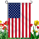 Anley Double Sided Garden Flag USA front view