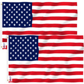 Anley Fly Breeze American National Flag front view 3x5 ft