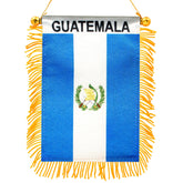 Anley Guatemala Fringy Window Hanging Flag front view