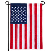 Anley US National Garden Flag front view with embroidered stars