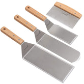 Anmarko stainless steel spatula set with wooden handles and multiple spatulas