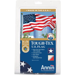 Annin Tough Tex 3x5 ft US Flag with sewn stripes and embroidered stars