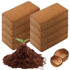 Anothera Coco Coir Brick 8 pack brown bricks stacked