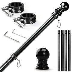 Anovo 5 FT Flag Pole Kit with stainless steel construction