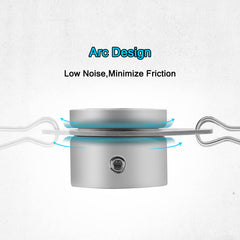Anovo flag pole rings pack including screws and carabiner
