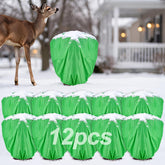 ANPHSIN 12Pcs plant covers green non-woven fabric front view