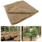 ANPHSIN 15ft x 40in natural jute burlap plant cover front view