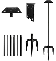 Ansionsol 105 Inch Bird Feeder Pole front view