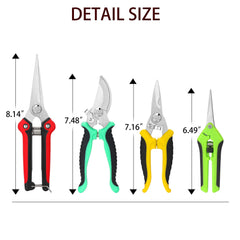 Anti-slip gloves included with Topbooc shears set