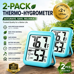 Antonki Room Hygro-Thermometer LCD screen displaying temperature