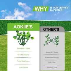 AOKIIE artificial grass wall in outdoor setting