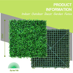 AOKIIE boxwood panels installation with zipper tapes