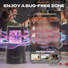 AOKUSOL Indoor Fruit Fly Trap placed in kitchen setting