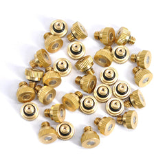 Aootech misting nozzles installed on a cooling system