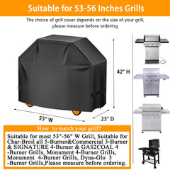 Aoretic grill cover on a Char-Broil grill