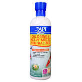 API Pond Chlorine & Heavy Metal Neutralizer 16-Ounce Bottle front view