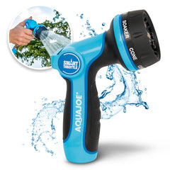 Aqua Joe Heavy-Duty Metal Hose Nozzle with Smart Throttle