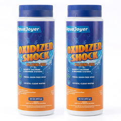 AquaJoyer Non-Chlorine Spa Shock 2 Pack front view