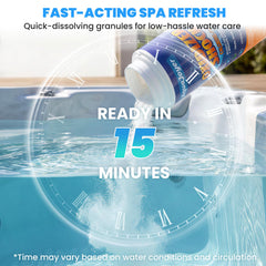 AquaJoyer Non-Chlorine Spa Shock granules close up