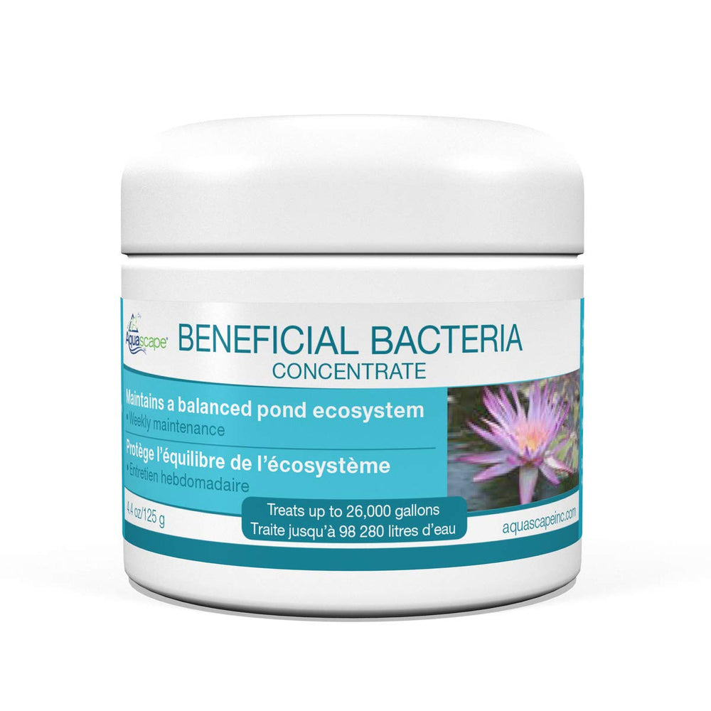 Aquascape Dry Beneficial Bacteria container front view in white