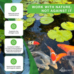 Aquascape Dry Beneficial Bacteria usage in pond setting