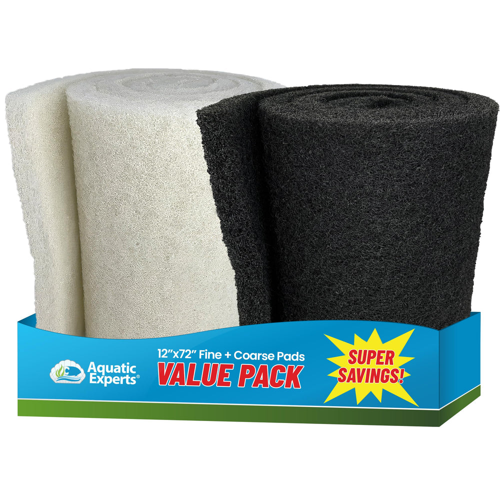 Aquatic Experts Koi Pond Filter Pad Bundle includes Fine and Coarse pads