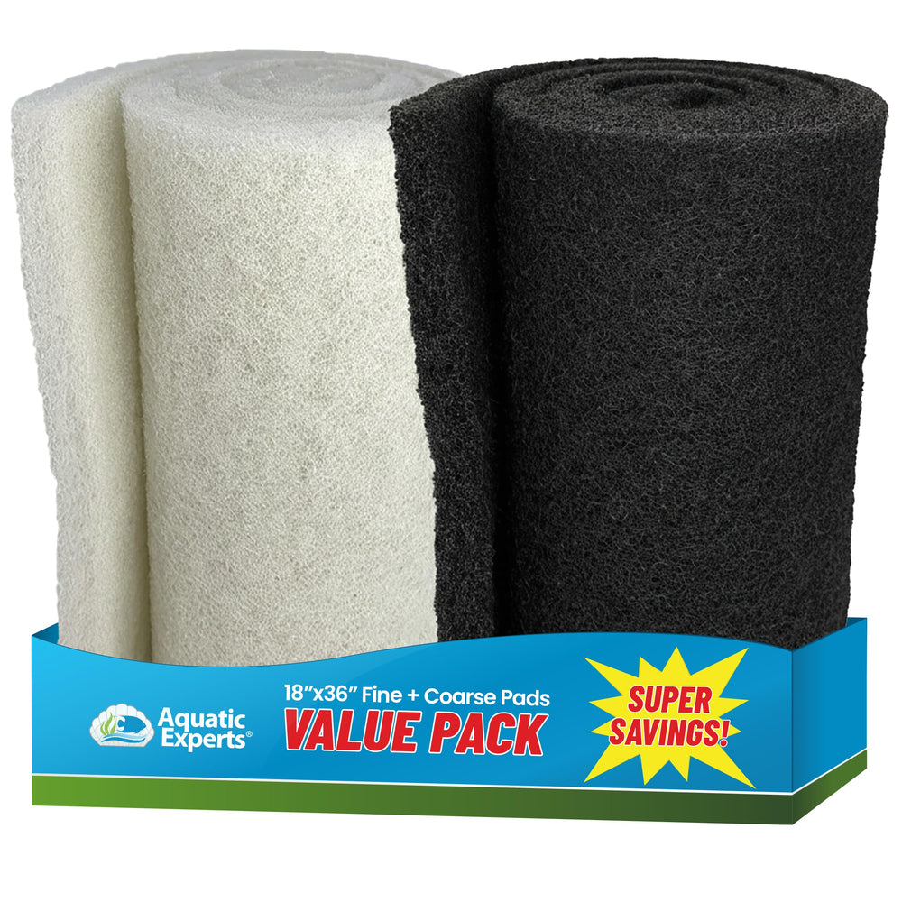 Aquatic Experts Koi Pond Filter Pad Bundle with Fine and Coarse pads
