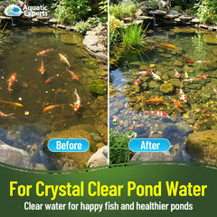 Aquatic Experts Koi Pond Filter Pad in a pond skimmer