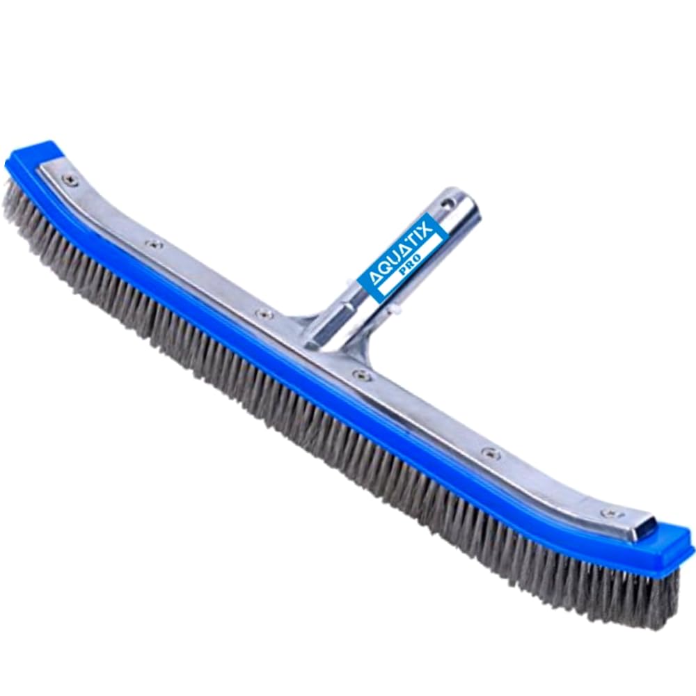 Aquatix Pro Pool Brush Head 18 inch front view